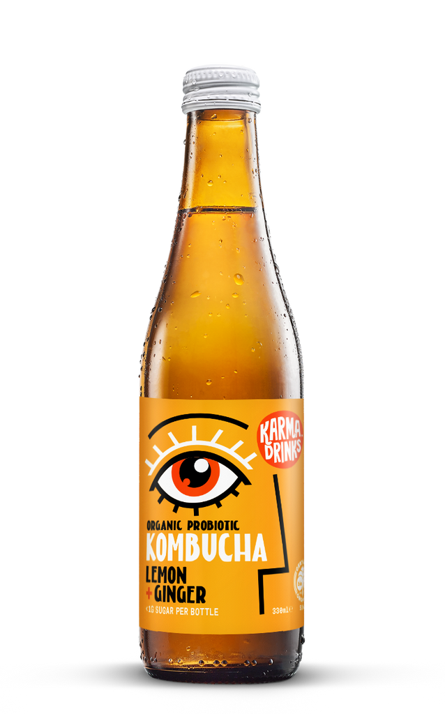 Karma Drinks Kombucha Lemon Ginger
